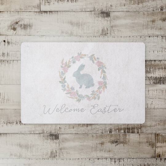 Easter Wreath KAM 27" x 18" Floor Mat